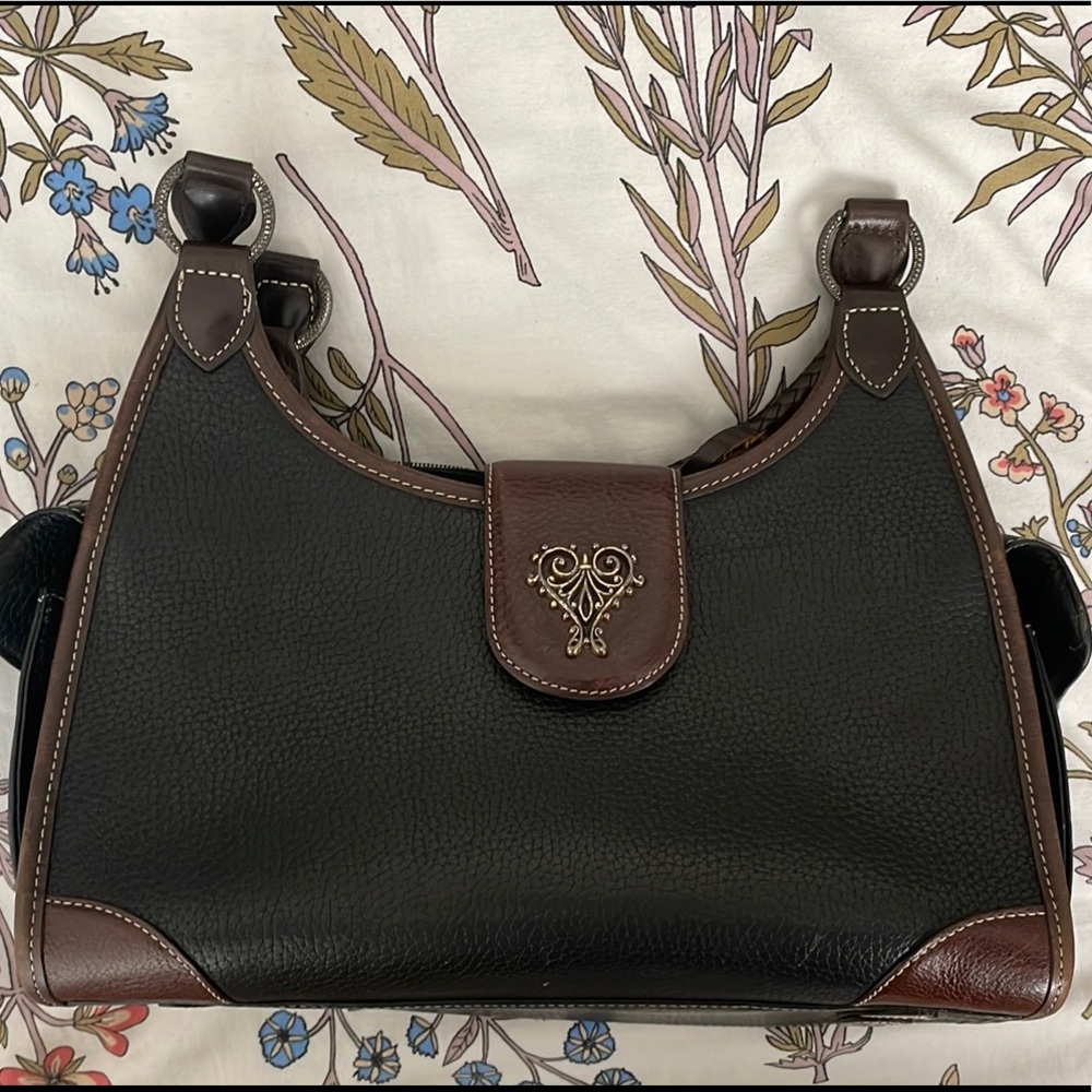 Brighton black/brown leather purse